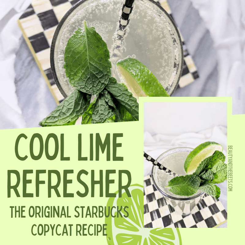 The original Starbucks Cool Lime Refresher copycat recipe
