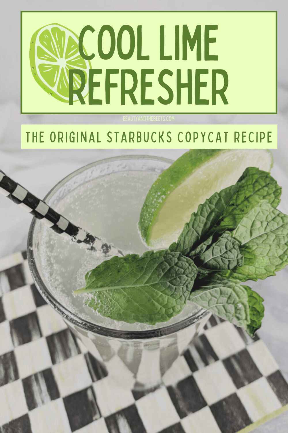 The original Starbucks Cool Lime Refresher copycat recipe