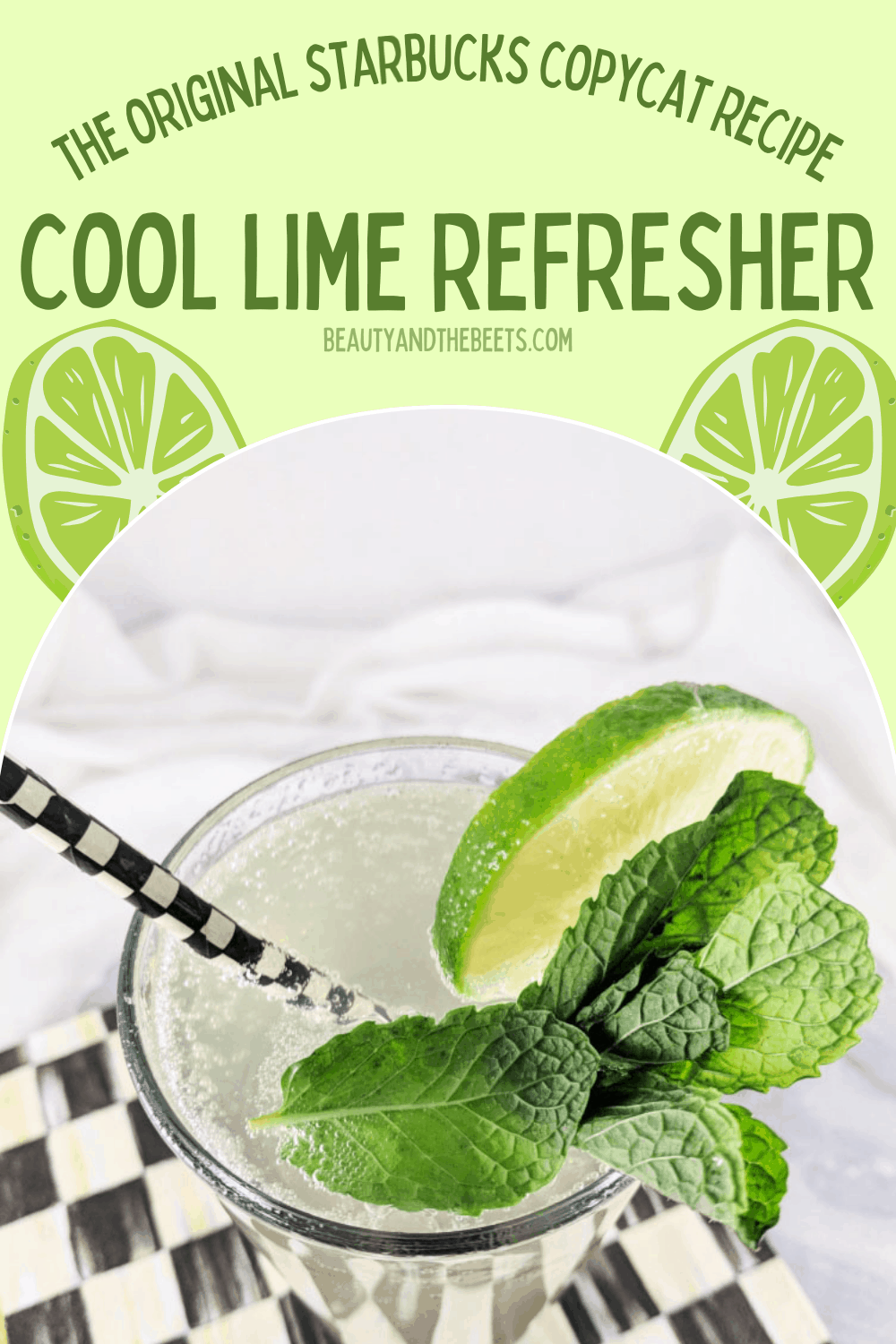 The original Starbucks Cool Lime Refresher copycat recipe