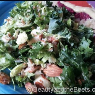 Kale and Brussel Sprout Salad