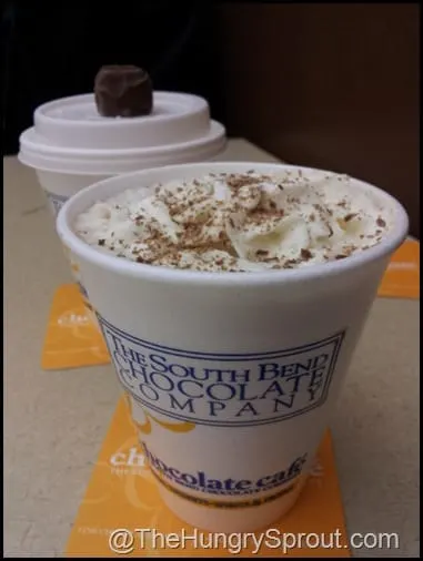 South Bend Chocolate Company hot chocolate