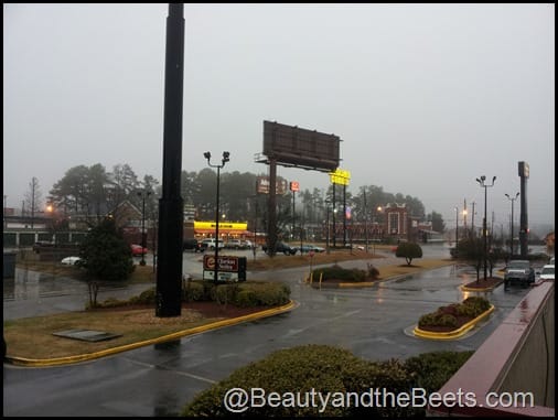 Augusta rainy morning