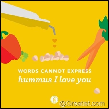 Humus Valentines Day card-Greatist