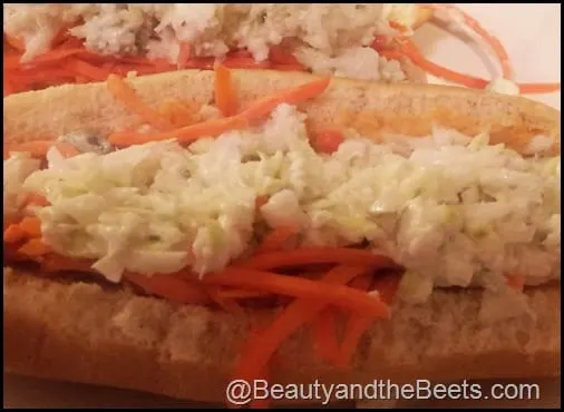 Vegetarian Carrot Dog