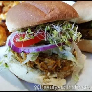 Black Eyed Pea Sweet Potato Sliders