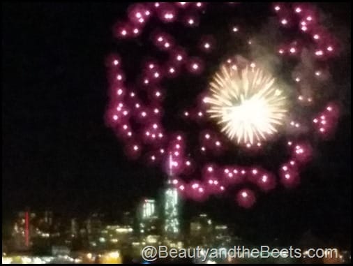 Fireworks over Manhattan Beauty and the Beets