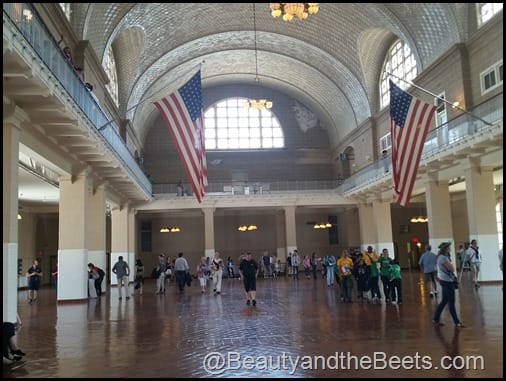 Great Hall Ellis Island Beauty and the Beets