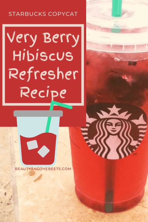 Homemade Very Berry Hibiscus Refresher a la Starbucks
