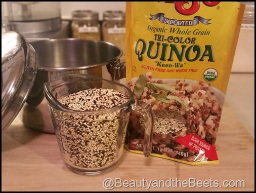 Quinoa Breakfast Fruit Bowl Beauty and the Beets