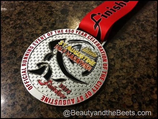 St Augustine Half Marathon Medal