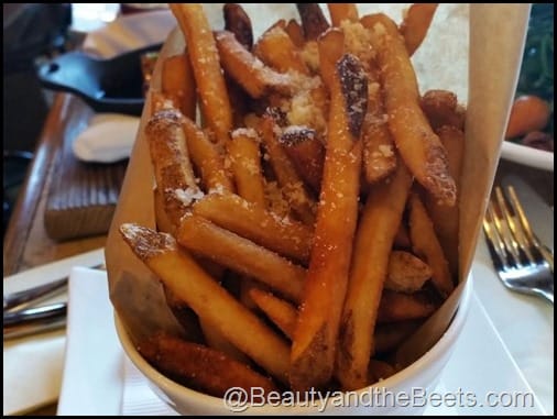 Truffle fries Beauty and the Beets
