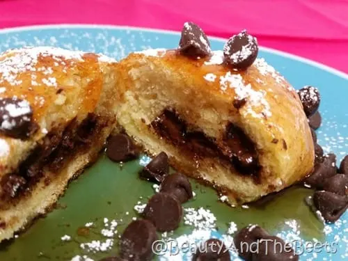 Chocolate Crescents Filling Beauty and the Beets