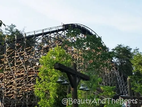 Fastest Wooden Coaster Dollywood Beauty and the Beets
