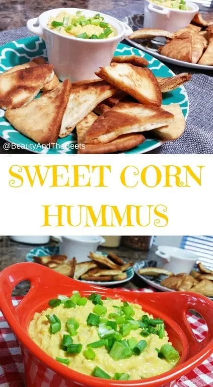 Sweet Corn Hummus pinterest Beauty and the Beets