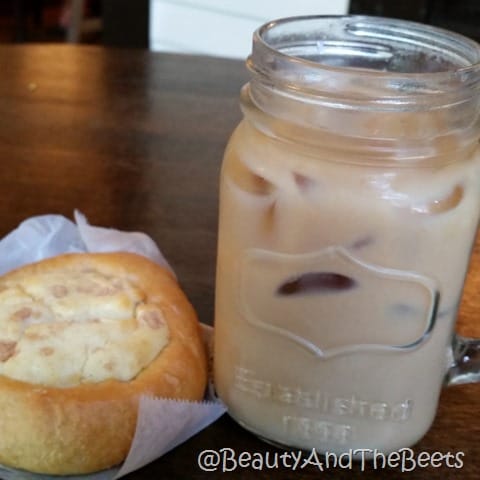 Cheese Kolache and Horchata Latte Foxy Loxy Savannah