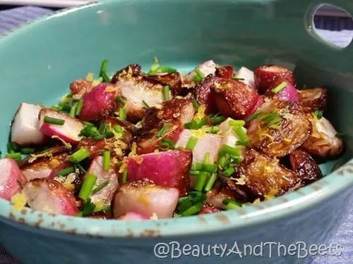 Pan Roasted Radishes from Beauty and the Beets