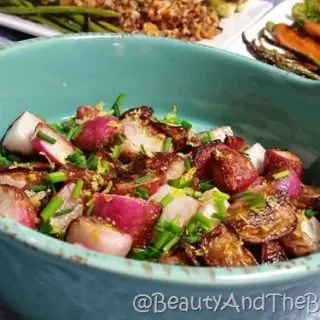 Pan Roasted Radishes with Lemon and Chives
