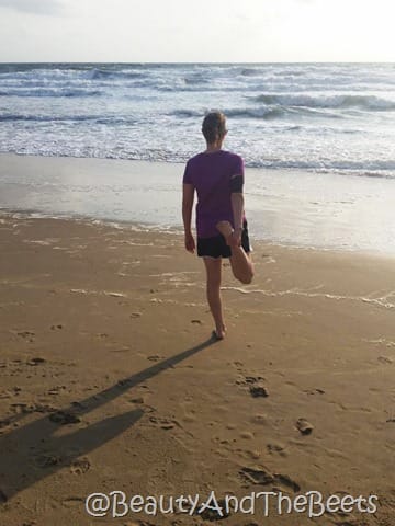 Beach running Mile on the Sand Rock N Roll VA Beach Beauty and the Beets