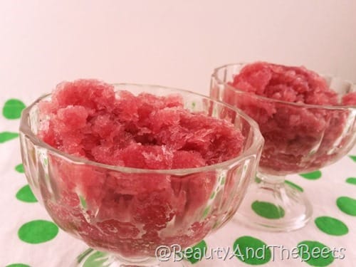 Fruit Juice Granita Beauty and the Beets