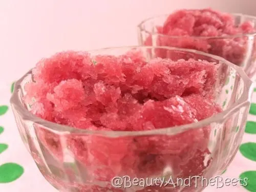 Pineapple Blueberry Blackberry Granita Beauty and the Beets