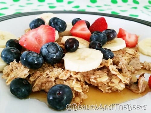 Oatmeal Pancakes Beauty and the Beets