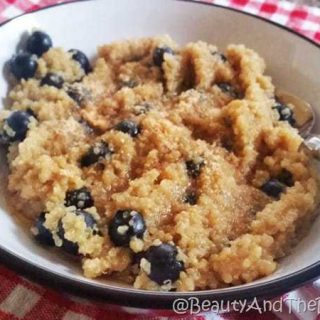 Maple Blueberry Breakfast Quinoa