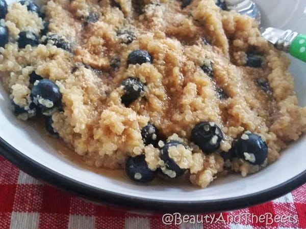 Blueberry Maple Quinoa Beauty and the Beets