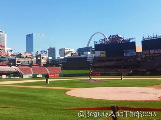 Busch Stadium home plate Beauty and the Beets