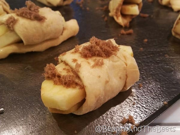 Baking Apple Pie Crescent Rolls Beauty and the Beets