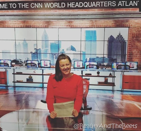 CNN Anchor Beauty and the Beets