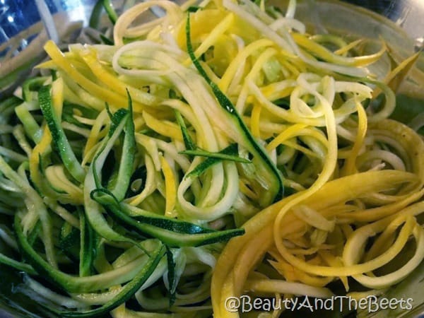 Zucchini and Squash Noodles Beauty and the Beets