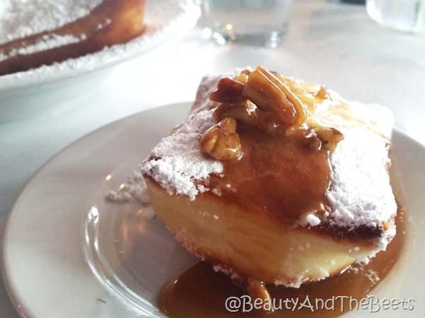 Beignet with parline sauce Huey's on the River Beauty and the Beets