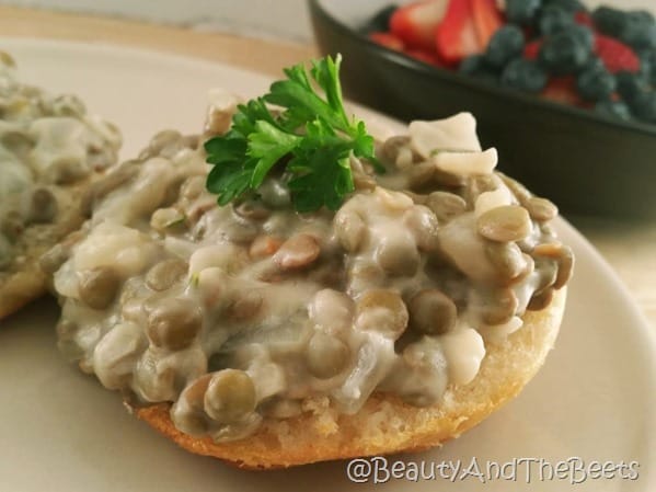 Biscuits and Vegan Gravy Breakfast Beauty and the Beets