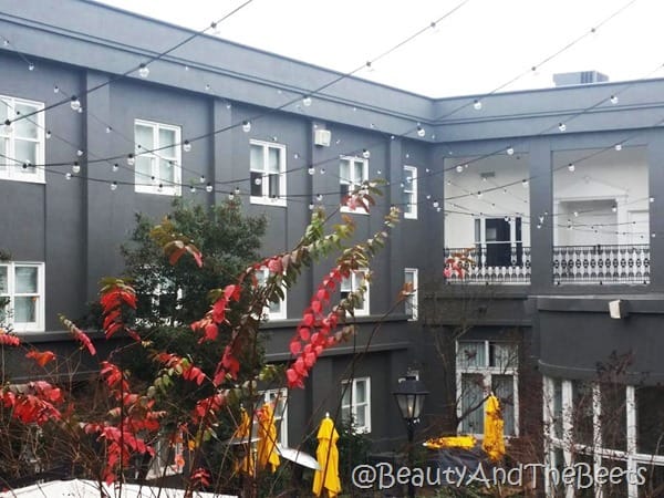 Courtyard at The Brice Savannah Beauty and the Beets