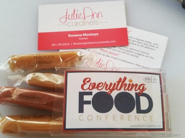 JulieAnn Caramels Everything Food conference Beauty and the Beets