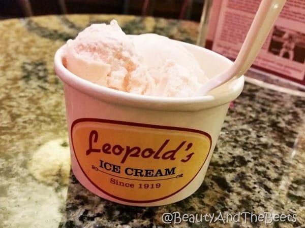 Leopolds Ice Cream Rose Petal Beauty and the Beets