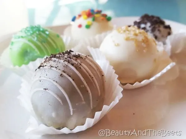 Cafe Latte cake balls Cream and Sugar Beauty and the Beets