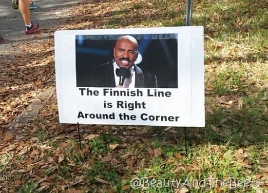 Steve Harvey the Finnish Line Beauty and the Beets