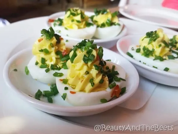 The Spotted Pig Deviled Egg Beauty and the Beets