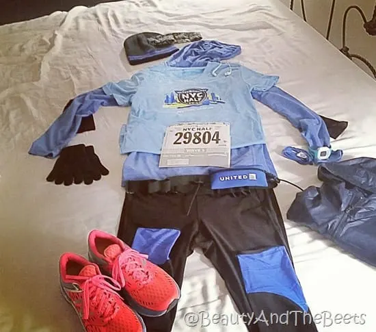 United Airlines NYC Half Marathon 2016 Flat Anna Beauty and the Beets