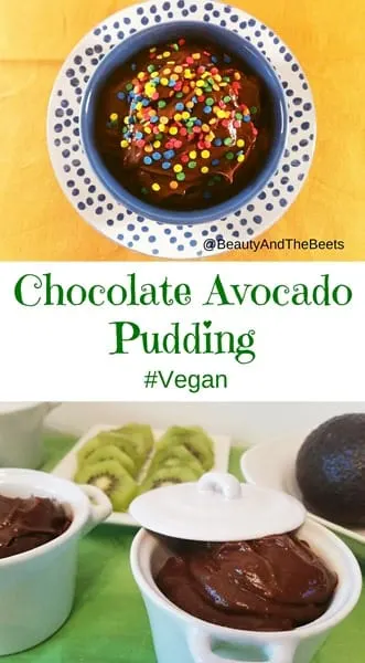 Beauty and the Beets Chocolate Avocado Pudding