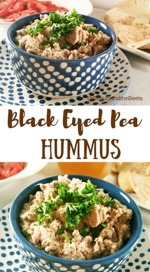 Black Eyed Pea Hummus recipe Beauty and the Beets