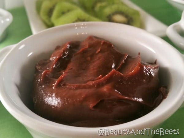 Chocolate Avocado Pudding close Beauty and the Beets