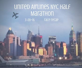 United Airlines NYC Half Marathon race recap Beauty and the Beets (1)