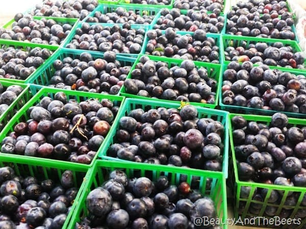 Farmers Market Blueberries Beauty and the Beets