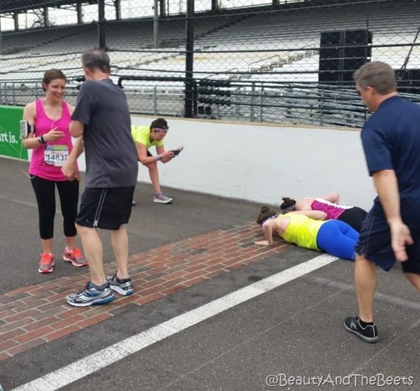 Kissing the bricks IndyMini Beauty and the Beets