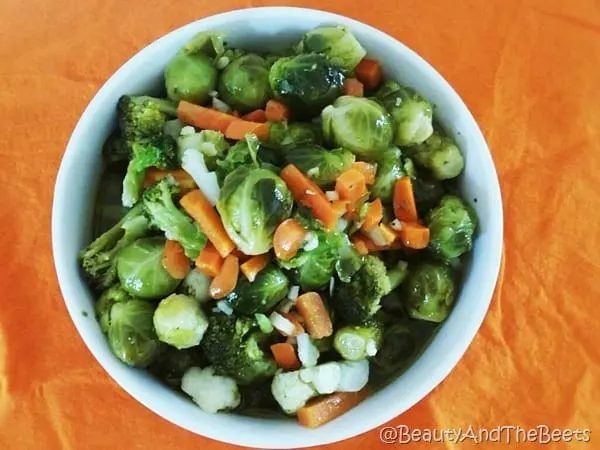 Marinated Brussels Sprouts Beauty and the Beets #SundaySupper