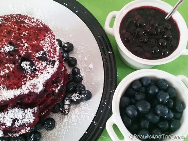 Beauty and the Beets Vanilla Blueberry Sauce