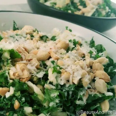 Houston’s Kale Salad with Peanut Dressing