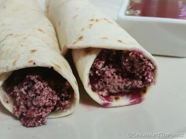 Blueberry Butter Tortilla Honey Beauty and the Beets